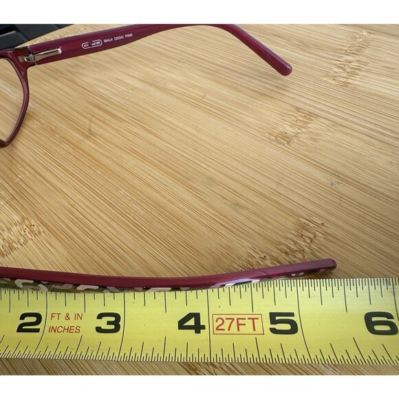 Coach Baila 2034 Pink Women\'s Eyeglasses 48-15 135 Full Rim Oval FRAMES ONLy